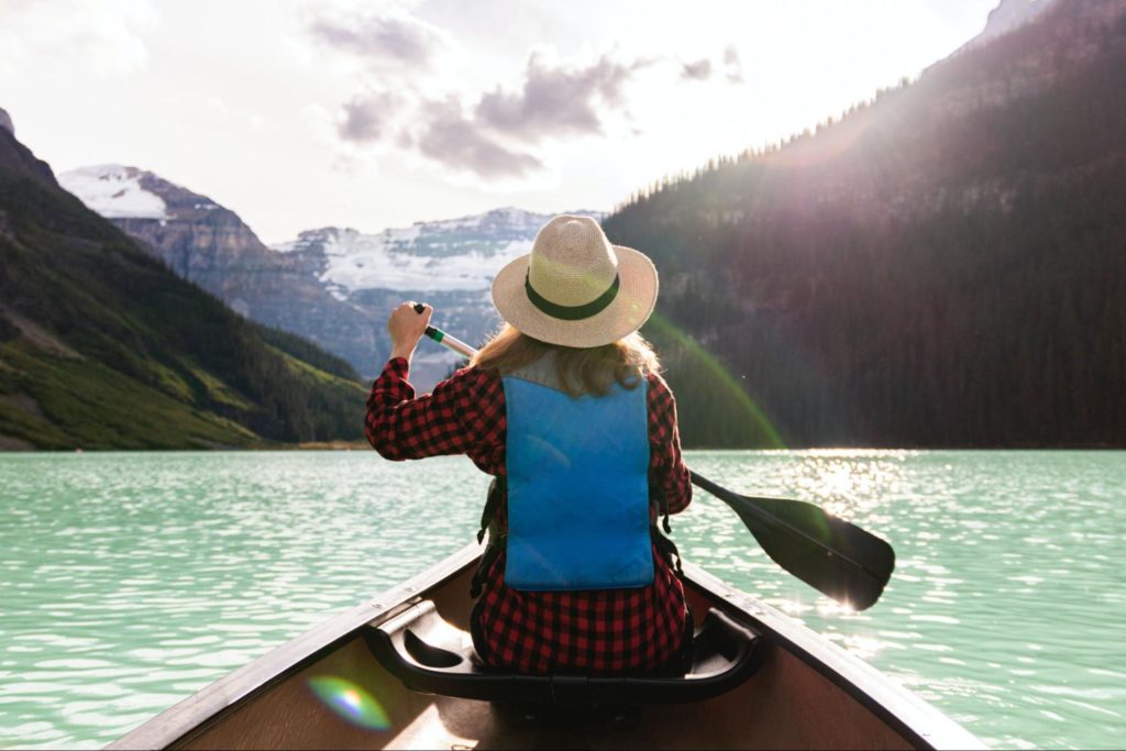 Go paddling on the water