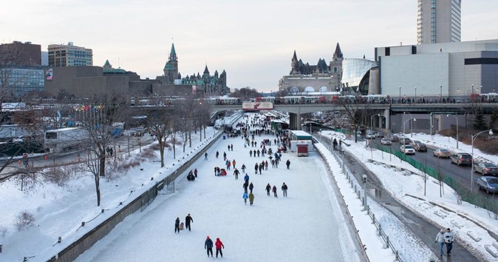 Skate along the world’s longest skating rink