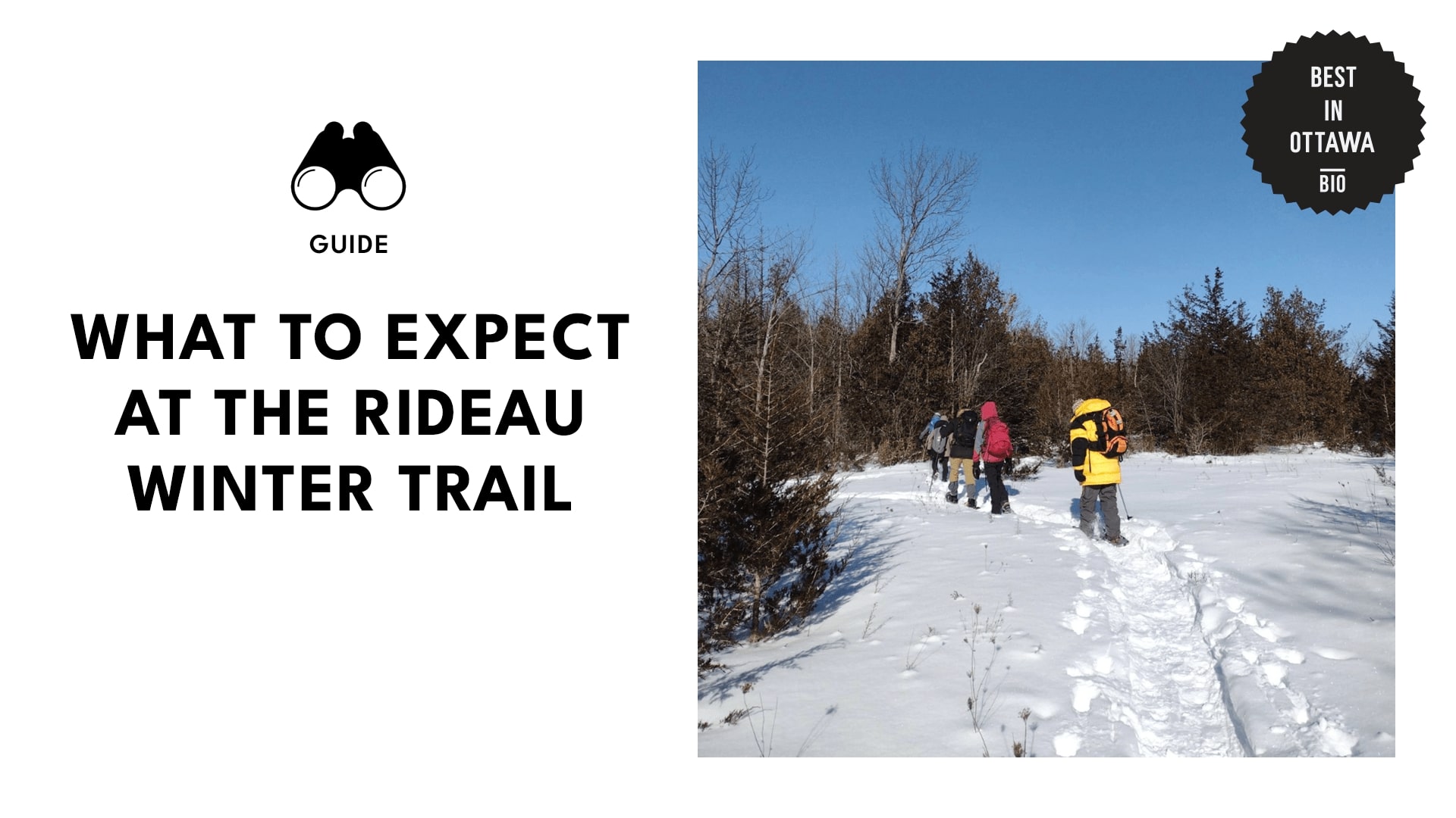 Navigating the Rideau Winter Trail