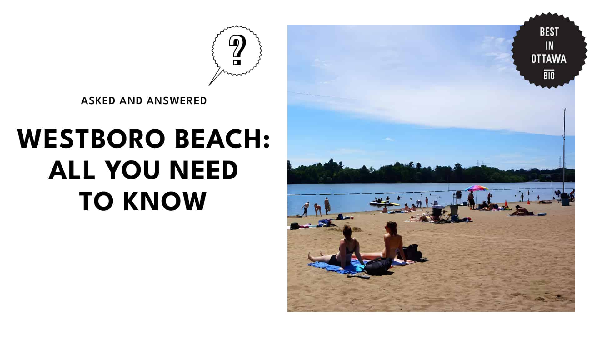 Rediscovering Westboro Beach