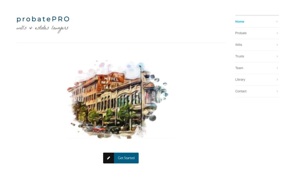 probate pro homepage