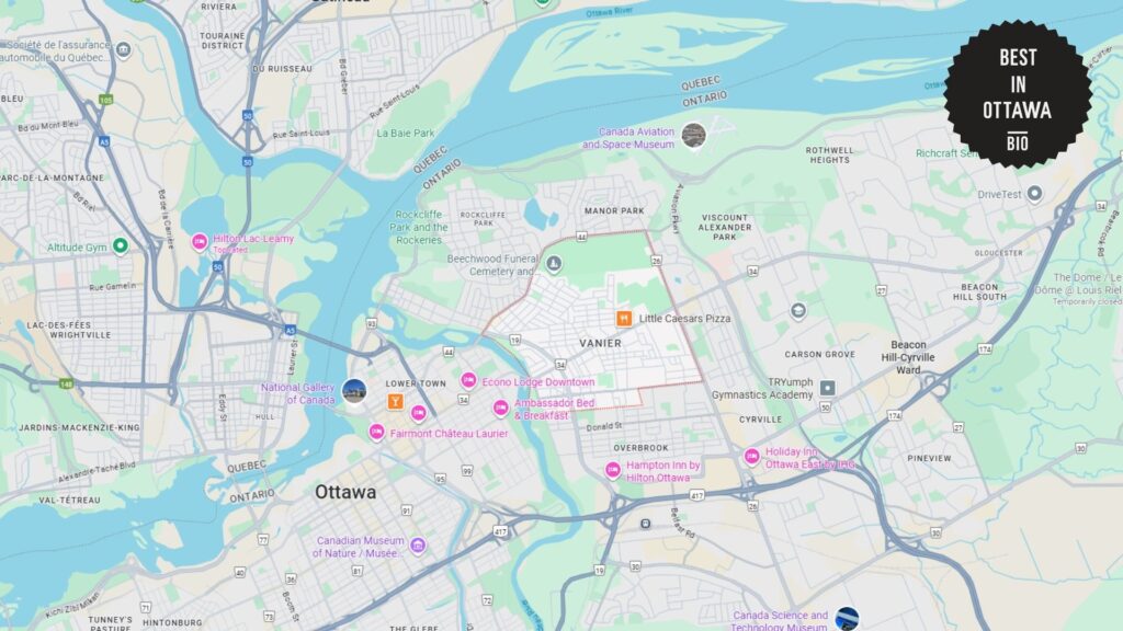 vanier-ottawa-map
