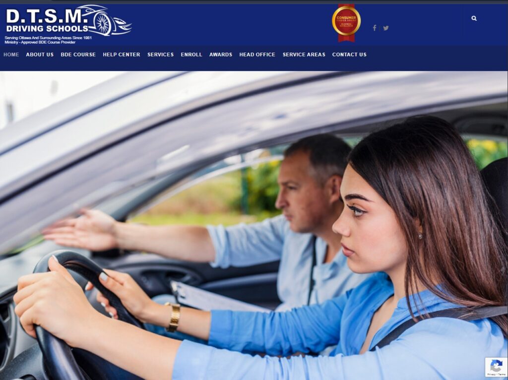 dtsm driving schools homepage