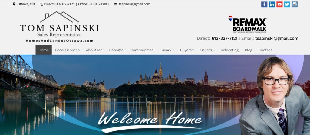Tom Sapinski - Ottawa REMAX Realtor